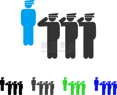 小队,公寓,计算机图标,安全的,旅,男人,军士,人,监视