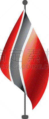 特立尼达和多巴哥,非都市风光,白色,红色,黑色,部分,国内著名景点,概念