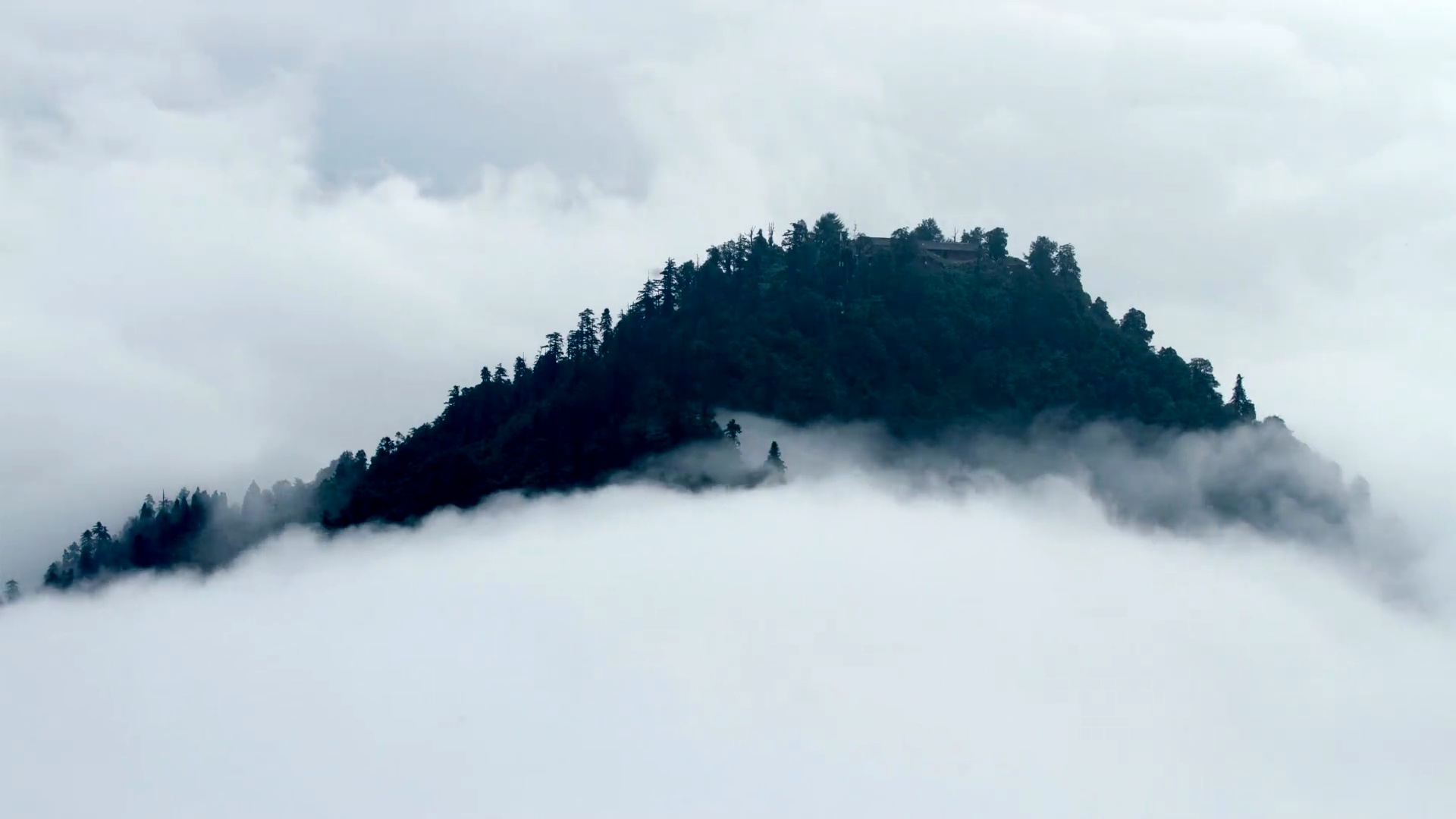 峨眉山延时摄影景观