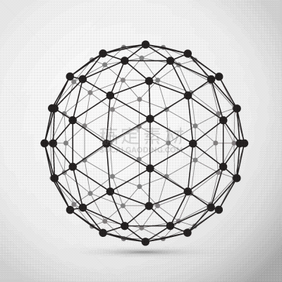 接线框,数字化显示,城市生活,折纸工艺,几何形状,一个物体,背景分离,技术,分子,模板
