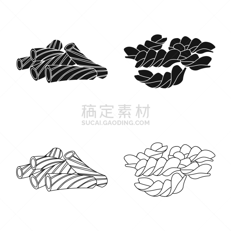 碳水化合物,标志,意大利面,形状,干的,饮食,图像,设计,收集,瘦身