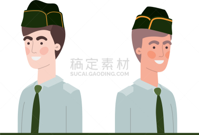 男人,性格,头像,专业人员,插画,美国人