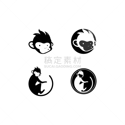 矢量,品牌名称,猿,设计师,可爱的,传媒,商务,玩具,多媒体,从容态度