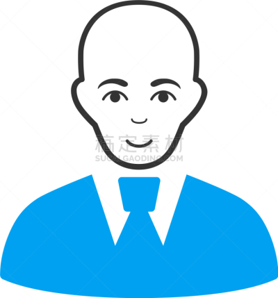 档案管理员,平坦的,计算机图标,剃光头,男孩,人,白色背景,男商人,男人,符号