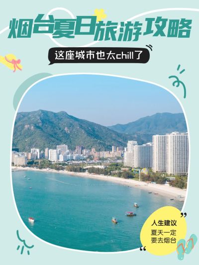 旅游攻略指南实景图框小红书配图