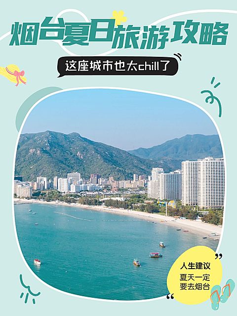旅游攻略指南实景图框小红书配图