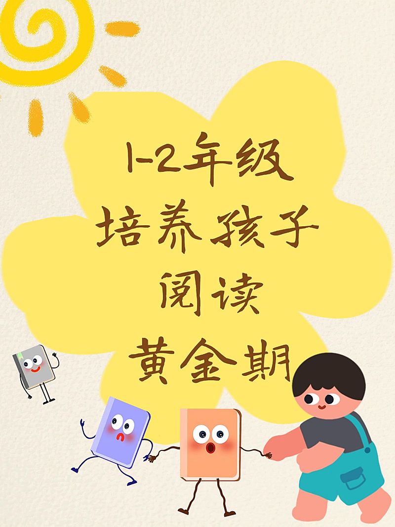 教育攻略指南阅读黄金期小红书封面aigc