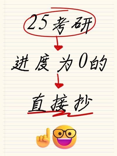 教育学习考研攻略宣传小红书封面