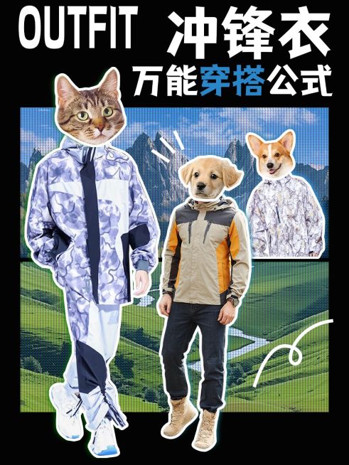 秋冬季节服饰万能穿搭公式小红书封面aigc预览效果