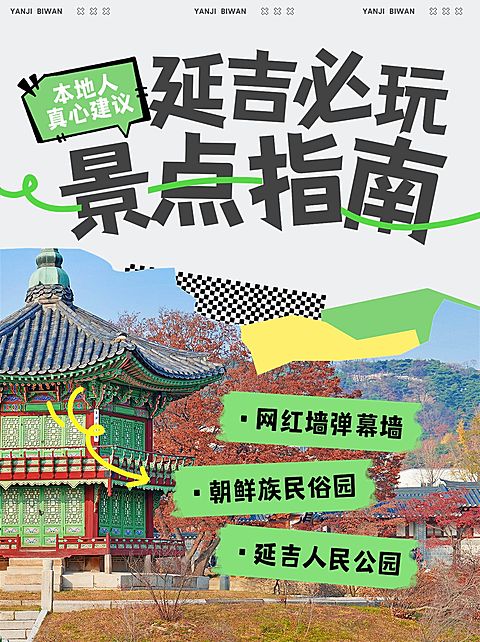 旅游攻略景点指南图框文案标题排版小红书配图