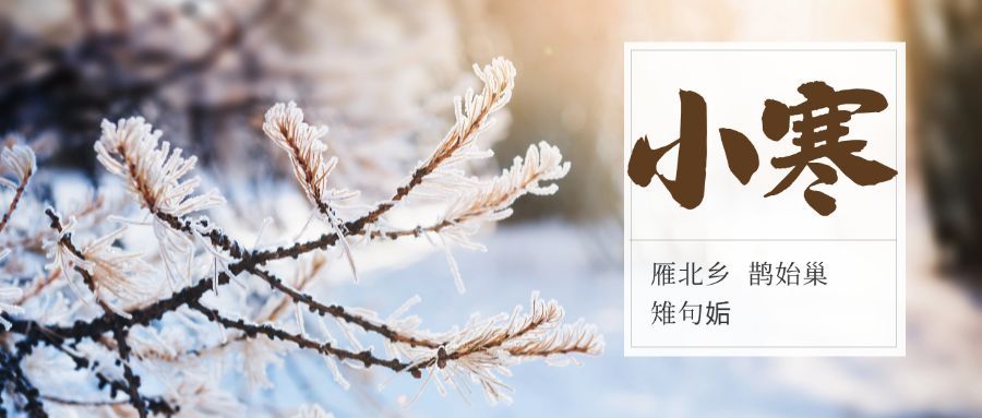 小寒二十四节气公众号首图