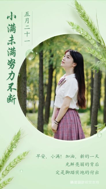小满节气正能量预览效果