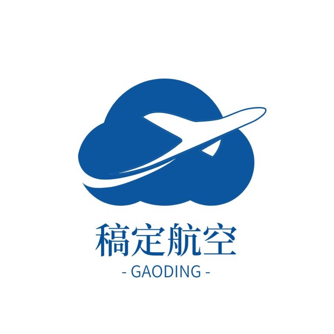 旅游航空客运蓝色LOGO预览效果