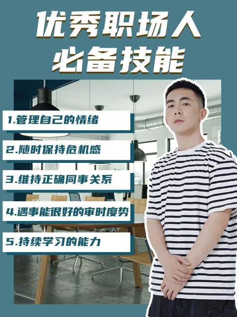 简约人物抠图职场知识分享小红书配图预览效果