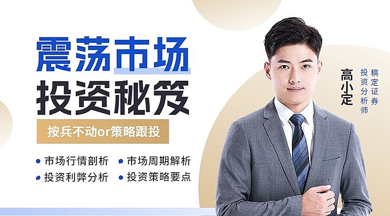金融证券投资分析直播预告商务风广告banner套装