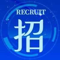 招蓝色底图招聘次图