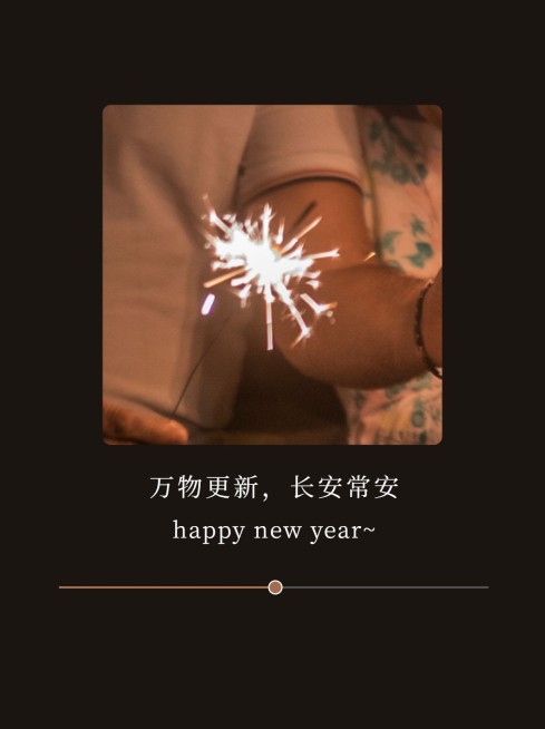 新年plog晒图分享小红书封面配图预览效果