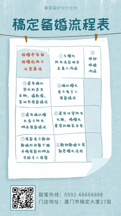 备婚知识科普/备婚流程表/婚礼策划