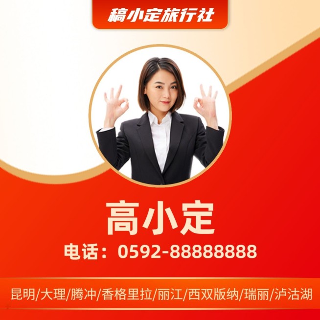 旅游出行个人形象红金微信头像预览效果