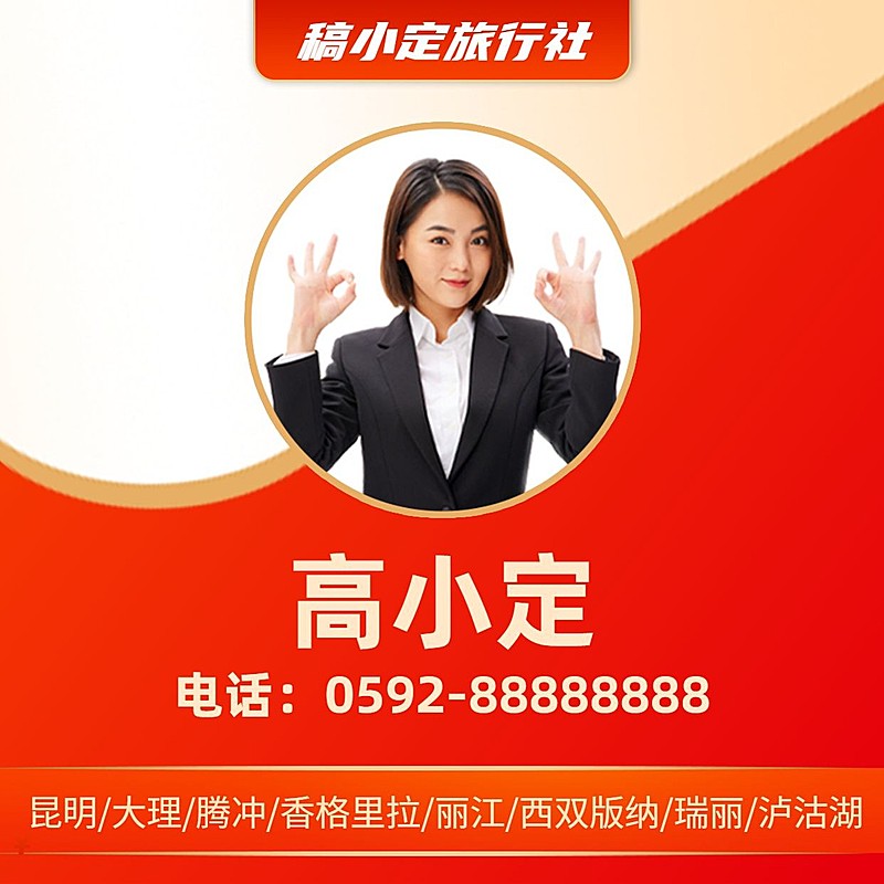 旅游出行个人形象红金微信头像