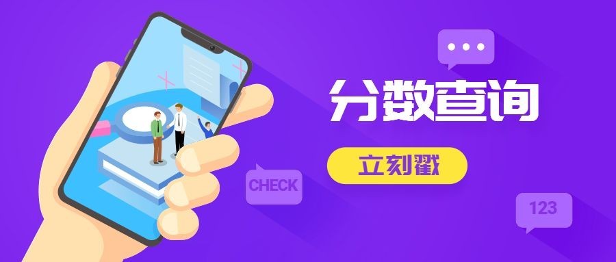 分数查询立刻戳公众号首图预览效果