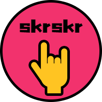 抖音skr手势公众号次图//玫红套装3预览效果
