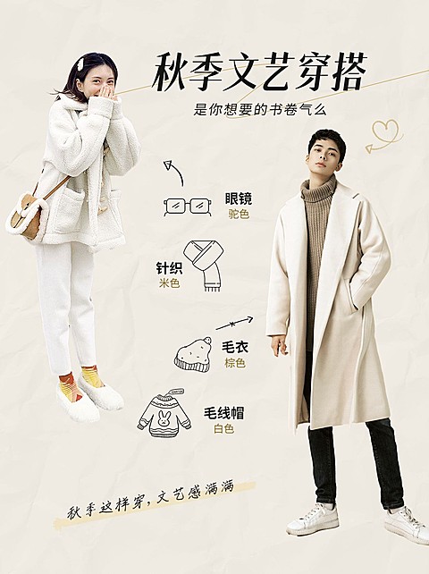 服饰箱包穿搭攻略小红书配图套系