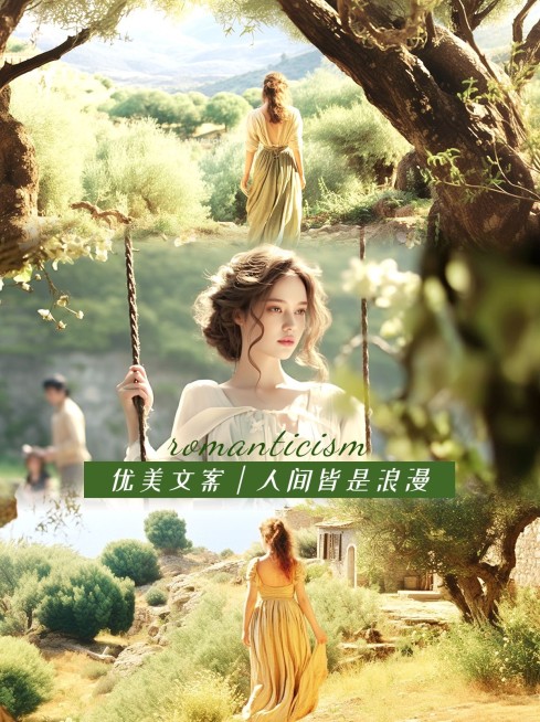 影视电影台词无痕拼图三宫格小红书封面AIGC预览效果