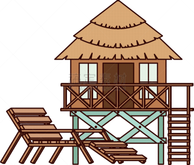木制,白色背景,房屋,海滩,小屋,公共浴室,海岸线,车站,夏天,户外