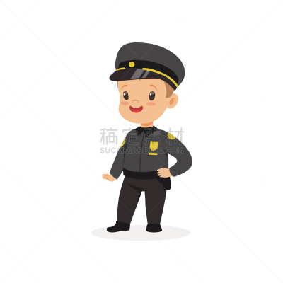 警官,男孩,成年的,儿童,制服,衣服,事件,套装,成年子女,做梦