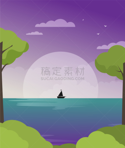 海洋,客船,平坦的,旅途,自然,帆,高桅横帆船,艺术,船,度假