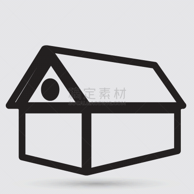 计算机图标,住房,分离着色,商务,房屋,建筑业,矢量,阴影,标志,剪影