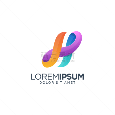 letter h gradient logo