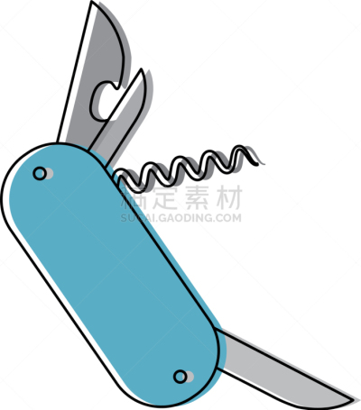 小刀,图标,分离着色,开瓶器,商务,粉饼,金属,钢铁,设备用品,矢量
