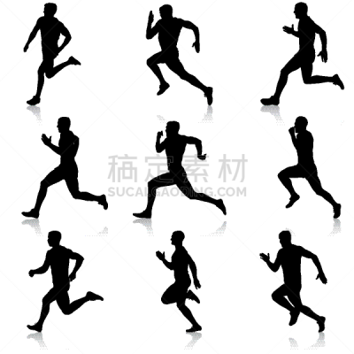 短跑,男人,通道地毯,专业人员,运动,慢跑,迅速,布置,行动