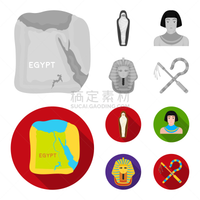 黄金,埃及,平衡折角灯,防护面罩,分离着色,坟墓,木乃伊化的,男人,收集