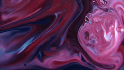水墨抽象艺术图案彩色油漆液体概念纹理