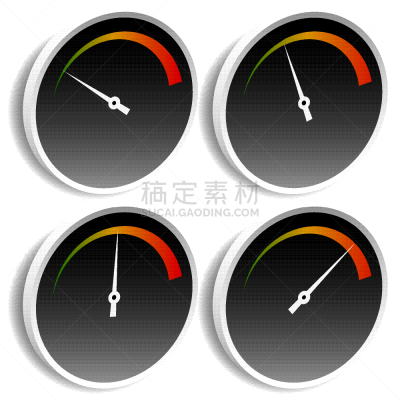 圆形,仪表盘,量表,模板,黄色,红色,绿色,充满的,概念,压力