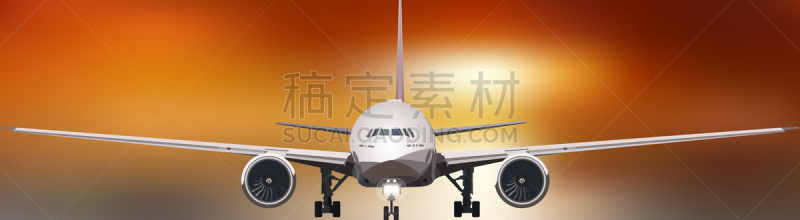 飞机,光,黑云压城,旅途,商务,黄昏,迅速,飞,日落,离开