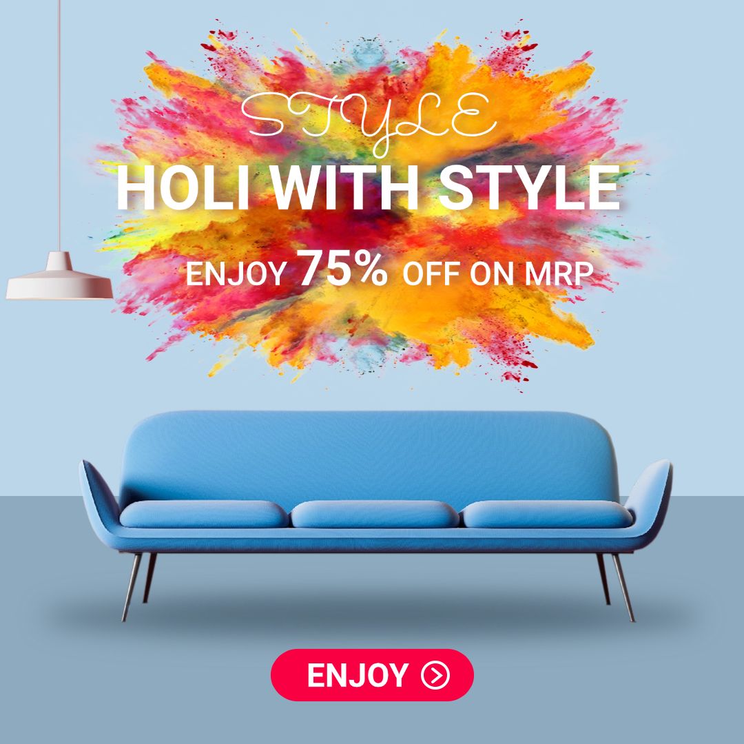 Holi Festival Home Furniture Sales Instagram Post Image