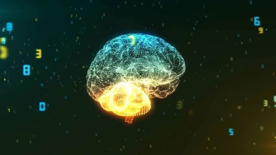 数字数据云中的数字计算机大脑