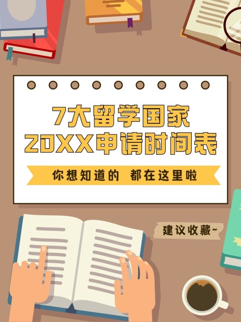 出国留学申请攻略小红书配图预览效果