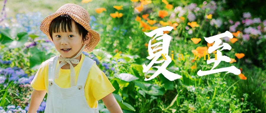 夏至祝福节气祝福公众号首图