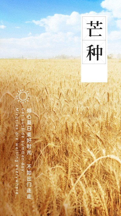 旅游出行节气祝福实景手机海报