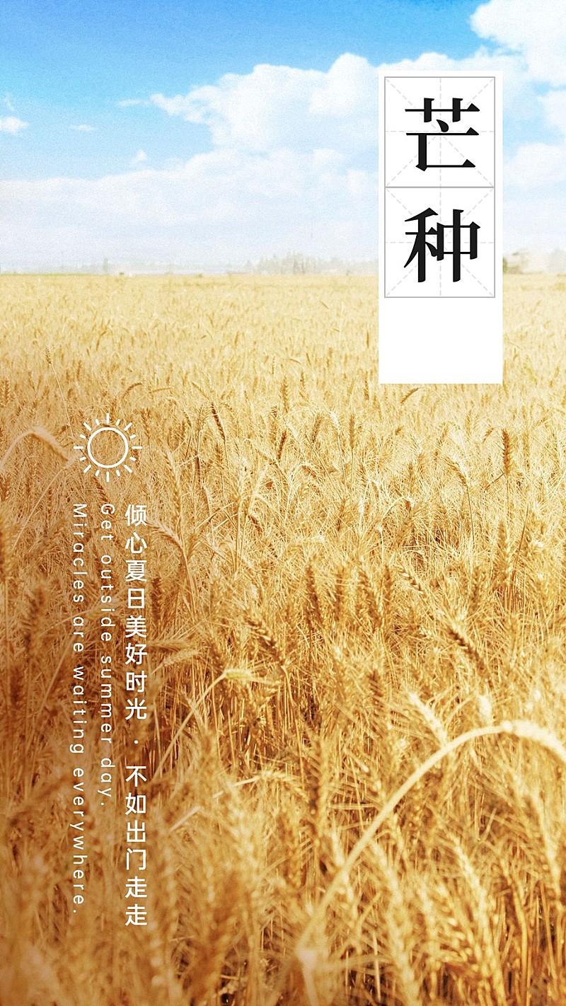 旅游出行节气祝福实景手机海报