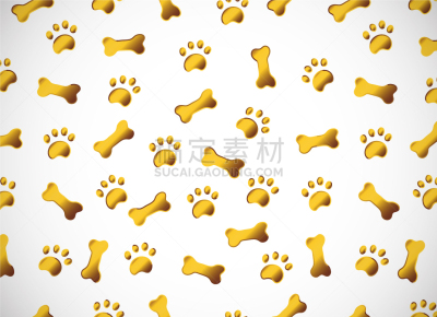 黄金,爪子,式样,水平画幅,动物骨,脚印,脉搏图,纺织品,壁纸,狗