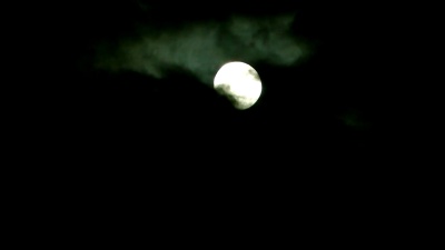 夜晚的月亮