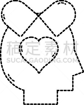 男人,斑点,形状,药丸,人,图像,爱,剪影,思考