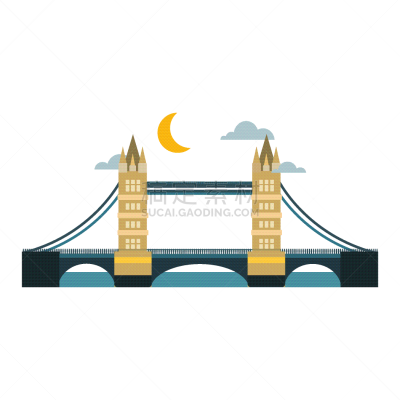 商务,现代,建筑,桥,公寓,建筑业,大门,河流,城市,剪影