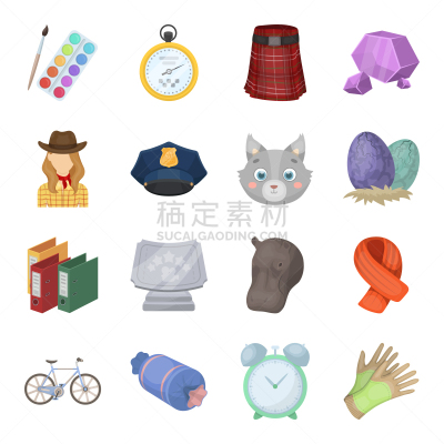 蜘蛛网,出租车,动物主题,牛仔,警官,女人,格子花纹,图像,水彩画,教育